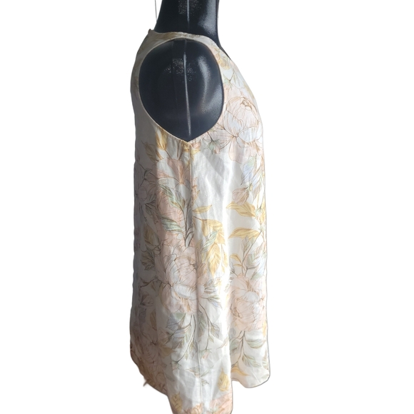 Nicole Miller Sleeveless Linen Shift Dress S - Picture 4 of 6